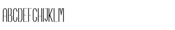 Lineam Regular Font UPPERCASE