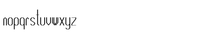 Lineam Regular Font LOWERCASE
