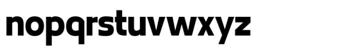 Linear Beta Bold Font LOWERCASE
