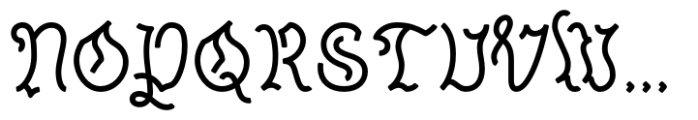 Linear Fraktu Medium Font UPPERCASE