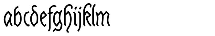 Linear Fraktu Medium Font LOWERCASE