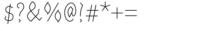 Linear Fraktu Thin Font OTHER CHARS