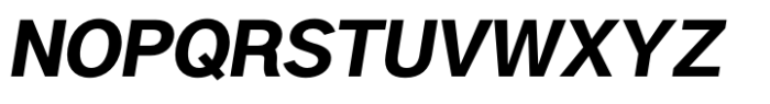 Linear Grotesk Black Italic Font UPPERCASE