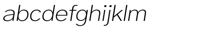 Linear Grotesk Extra Light Italic FONT