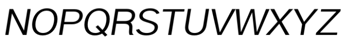Linear Grotesk Italic Font UPPERCASE