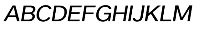 Linear Grotesk Medium Italic Font UPPERCASE