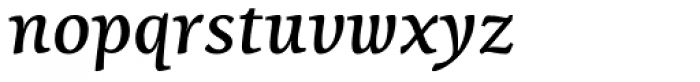 Lineare Serif Bold Italic Font LOWERCASE