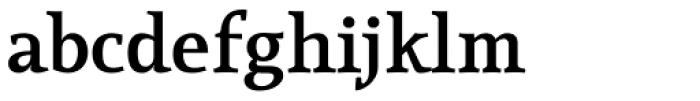Lineare Serif Bold Font LOWERCASE