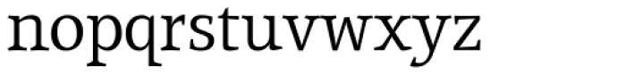 Lineare Serif Book Font LOWERCASE