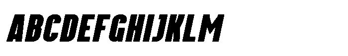 Lineon Sans Black Italic Font UPPERCASE