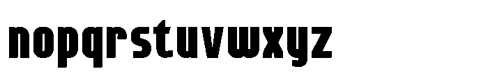 Lineon Sans Black Font LOWERCASE