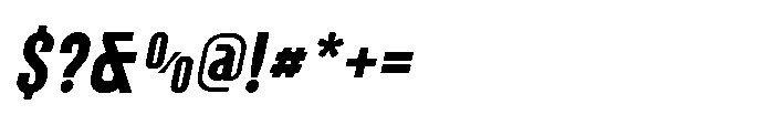 Lineon Sans Bold Italic Font OTHER CHARS