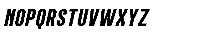Lineon Sans Bold Italic Font UPPERCASE