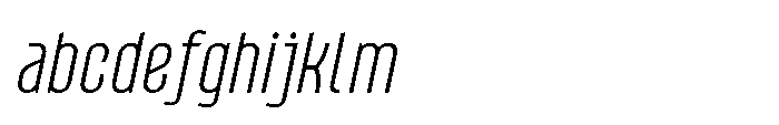 Lineon Sans Extra Light Italic FONT