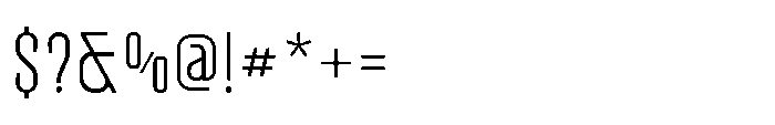 Lineon Sans Extra Light Font OTHER CHARS