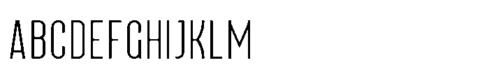 Lineon Sans Extra Light Font UPPERCASE
