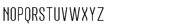Lineon Sans Extra Light Font UPPERCASE