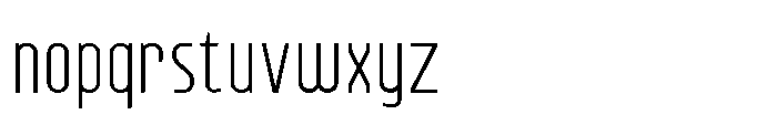Lineon Sans Extra Light Font LOWERCASE