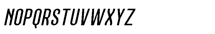 Lineon Sans Italic Font UPPERCASE