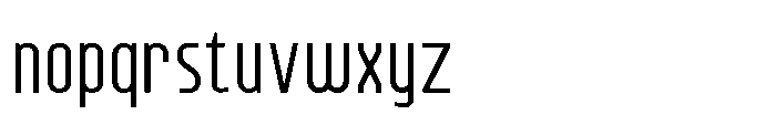 Lineon Sans Light Font LOWERCASE