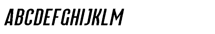 Lineon Sans Medium Italic Font UPPERCASE