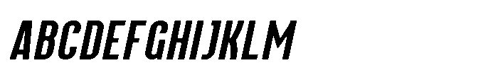 Lineon Sans Semi Bold Italic Font UPPERCASE