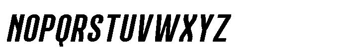Lineon Sans Semi Bold Italic Font UPPERCASE