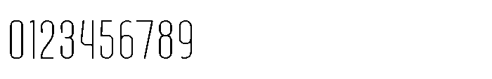 Lineon Sans Thin Font OTHER CHARS