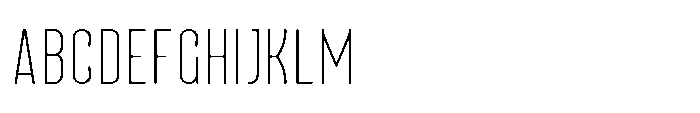 Lineon Sans Thin Font UPPERCASE