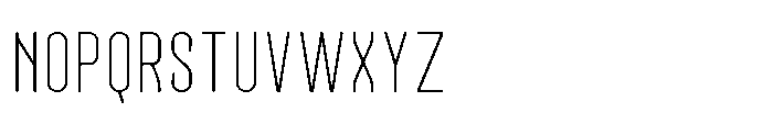 Lineon Sans Thin Font UPPERCASE