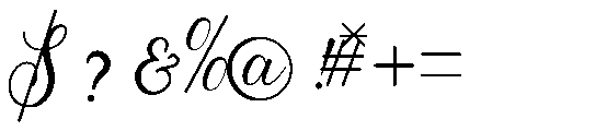 Lineta Font OTHER CHARS