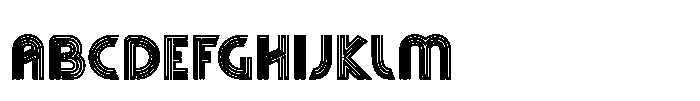 Linetouch One Font UPPERCASE