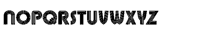 Linetouch One Font UPPERCASE