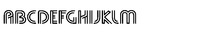 Linetouch Two Font UPPERCASE