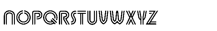 Linetouch Two Font UPPERCASE