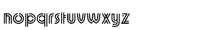 Linetouch Two Font LOWERCASE
