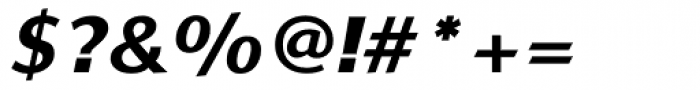 Linex Sans Bold Italic Font OTHER CHARS
