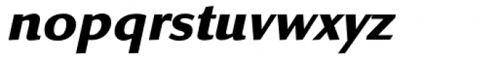 Linex Sans Bold Italic Font LOWERCASE