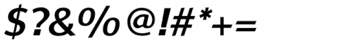 Linex Sans Italic Font OTHER CHARS