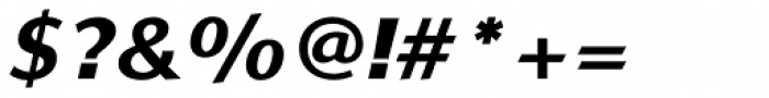Linex Sans Pro Bold Italic Font OTHER CHARS
