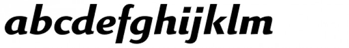 Linex Sans Pro Bold Italic Font LOWERCASE