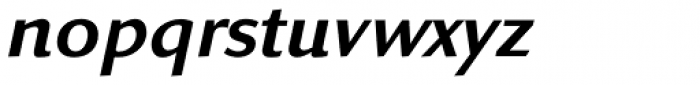Linex Sans Pro Italic Font LOWERCASE