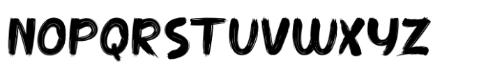 Linger Regular Font UPPERCASE