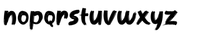 Linger Regular Font LOWERCASE