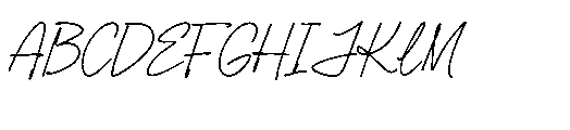Lingered Amaya Regular Font UPPERCASE