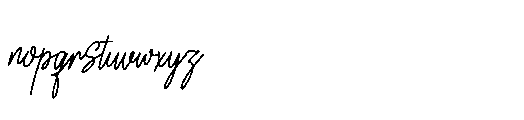 Lingered Amaya Regular Font LOWERCASE