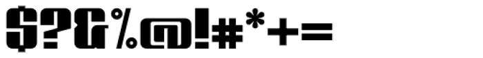 Lingotto Black Font OTHER CHARS