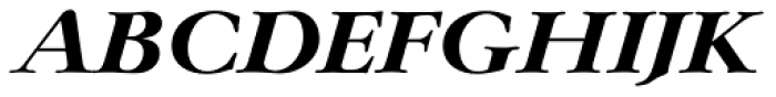 Lingwood EF Bold Italic Font UPPERCASE