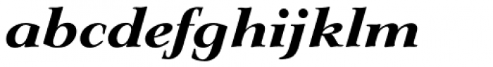 Lingwood EF Bold Italic Font LOWERCASE