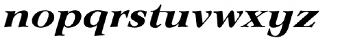 Lingwood EF Bold Italic Font LOWERCASE
